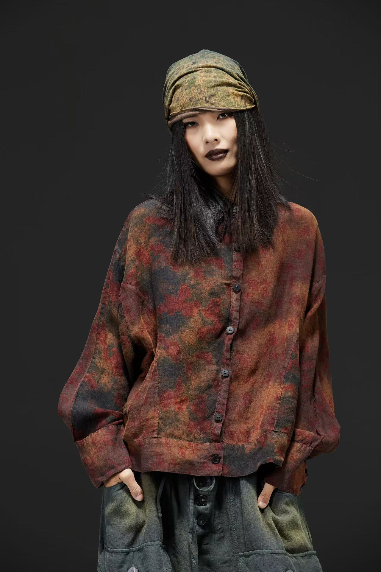 麻依者～原创复古宽松外套062民族风（长61胸围132