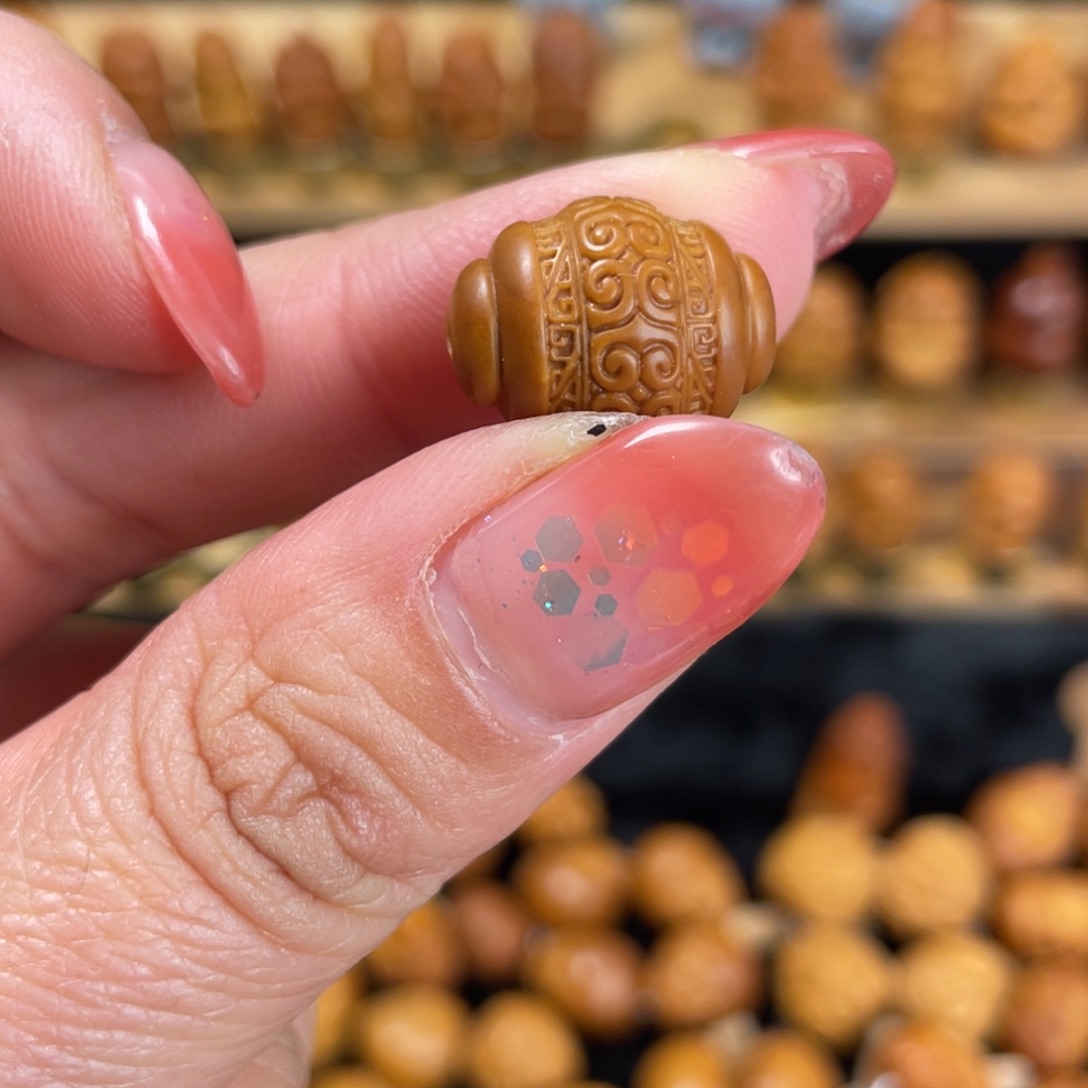 可***乐手串/手链橄榄核回文顶珠