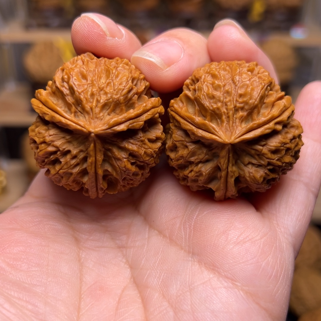 把件文玩核桃14w龙飞凤舞三棱38尺