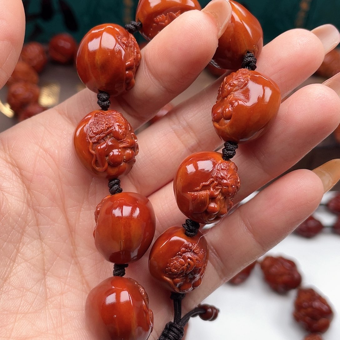 橄榄核手串美女手串