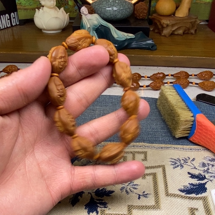 橄榄核手串/手链橄榄核雕工艺手串7
