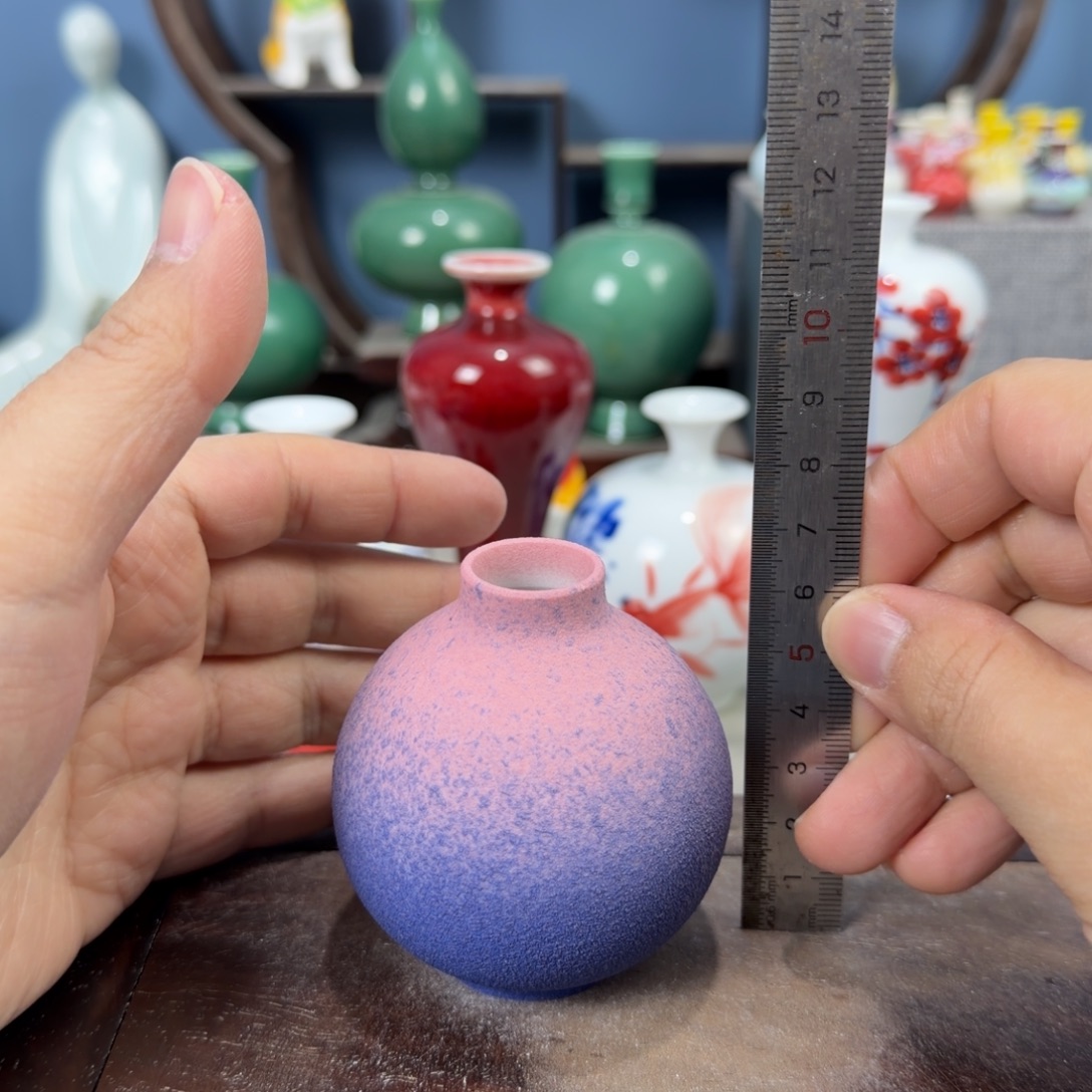 陶瓷手工小花器摆件