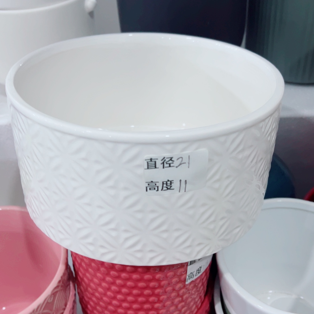 有孔，陶瓷花盆满10米包邮发货