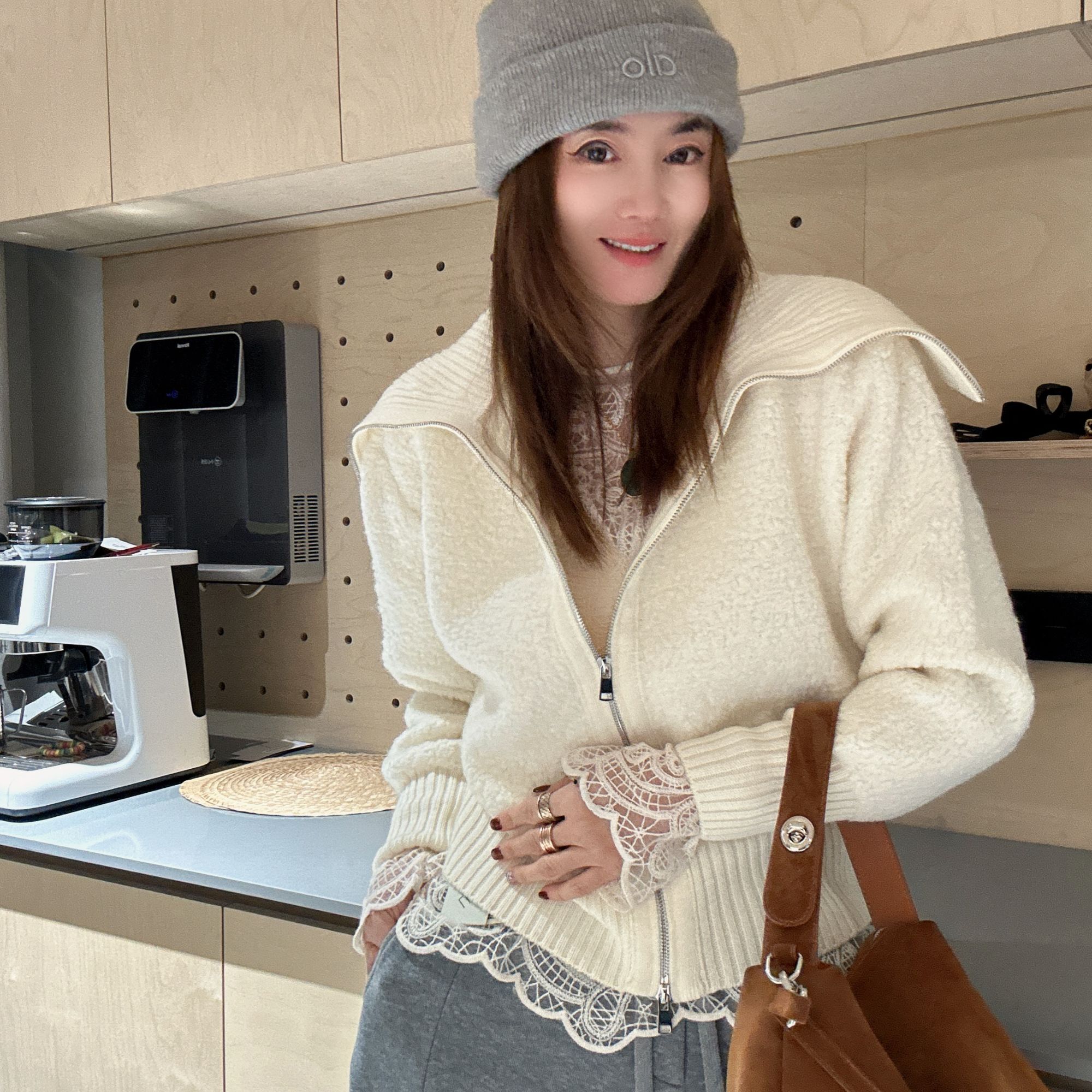 3【大小姐家】欧韩货韩系开衫毛衣586224