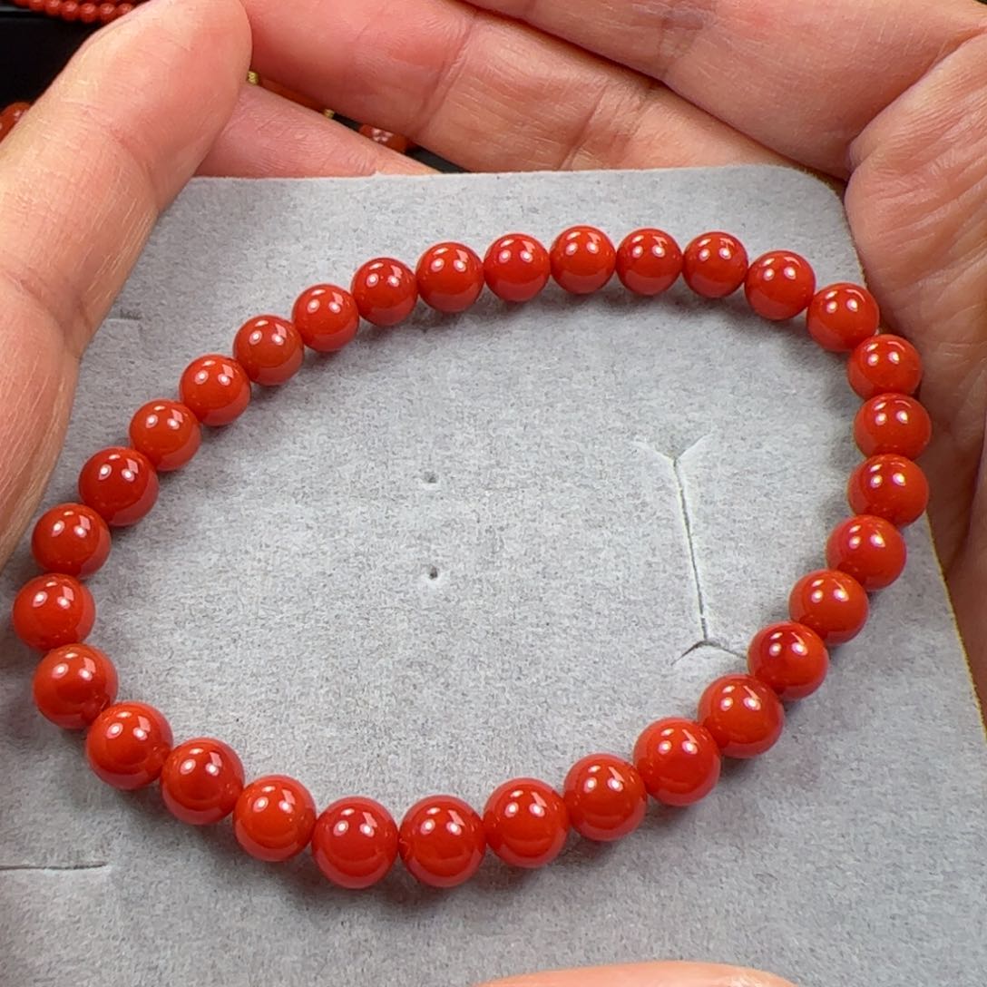南红玛瑙珠子未镶嵌