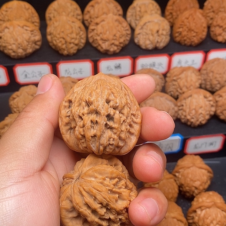 文玩核桃把件45麦穗