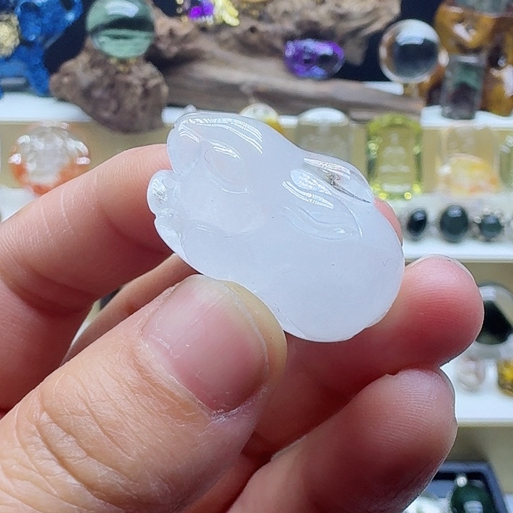 水晶颈饰未镶嵌吊坠