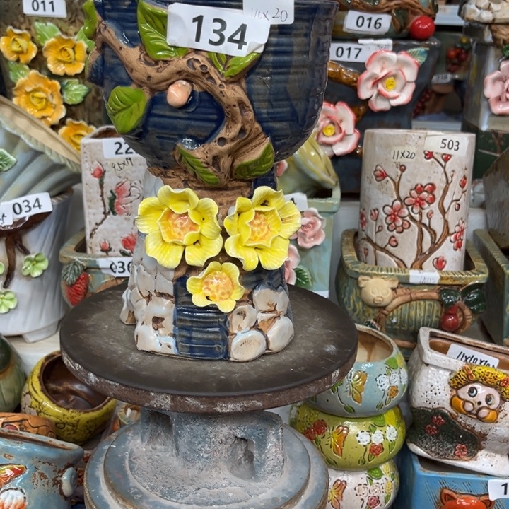 紫砂花盆粗陶材质多肉花盆