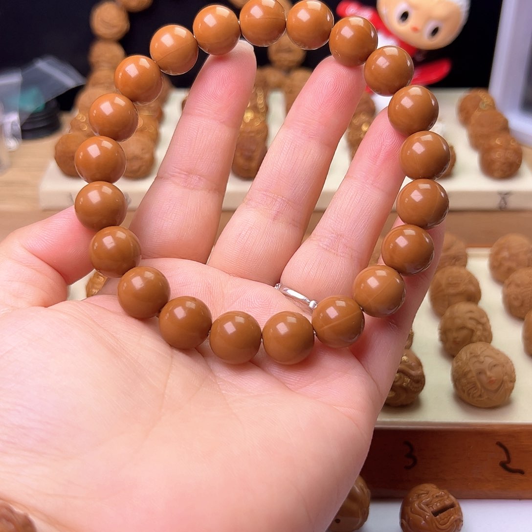 猴头核桃手串凝**渊猴头