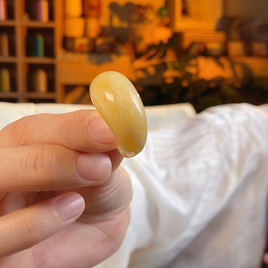 未镶嵌蜜蜡戒指天然原矿蜜蜡戒指17