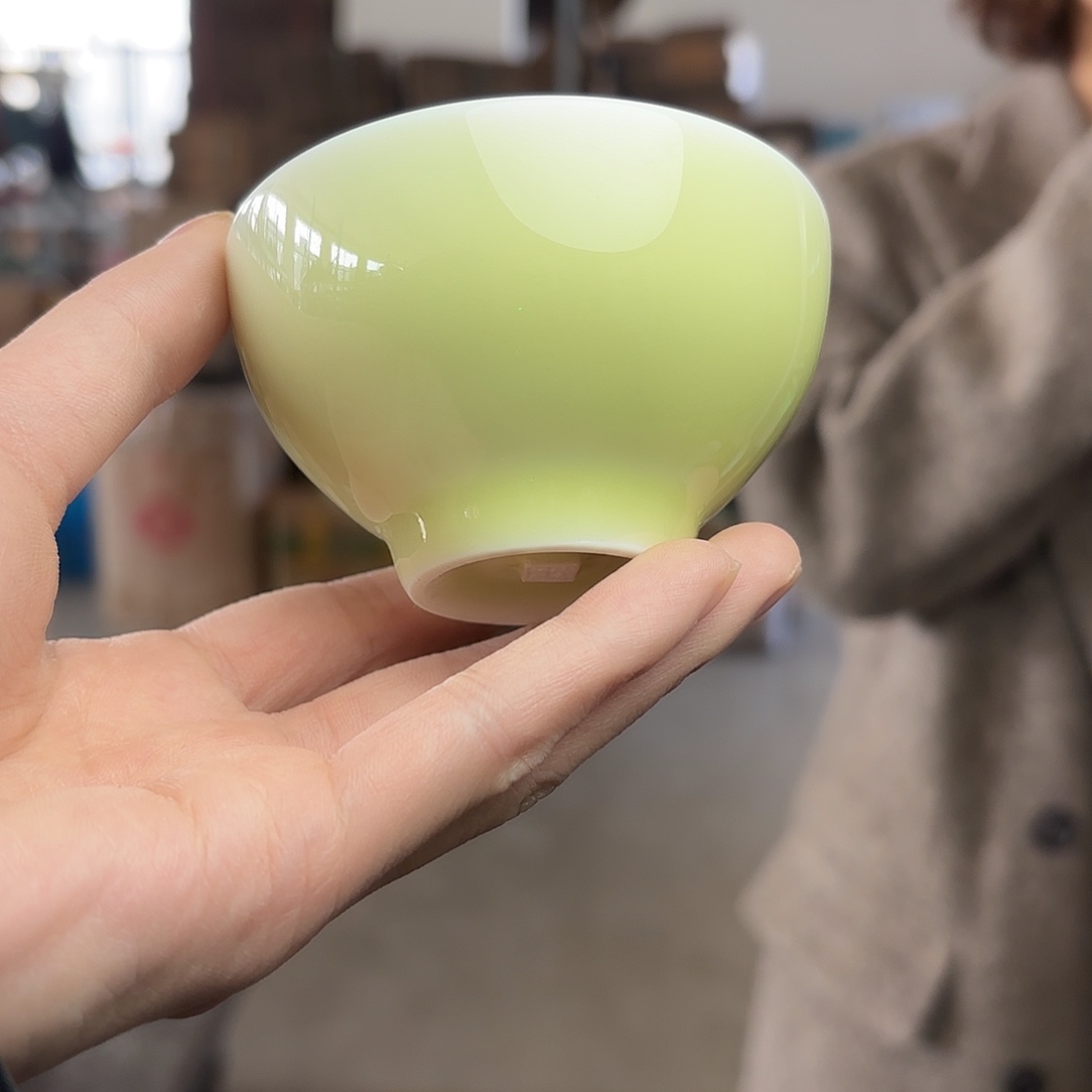 龙泉云间青瓷小米茶器