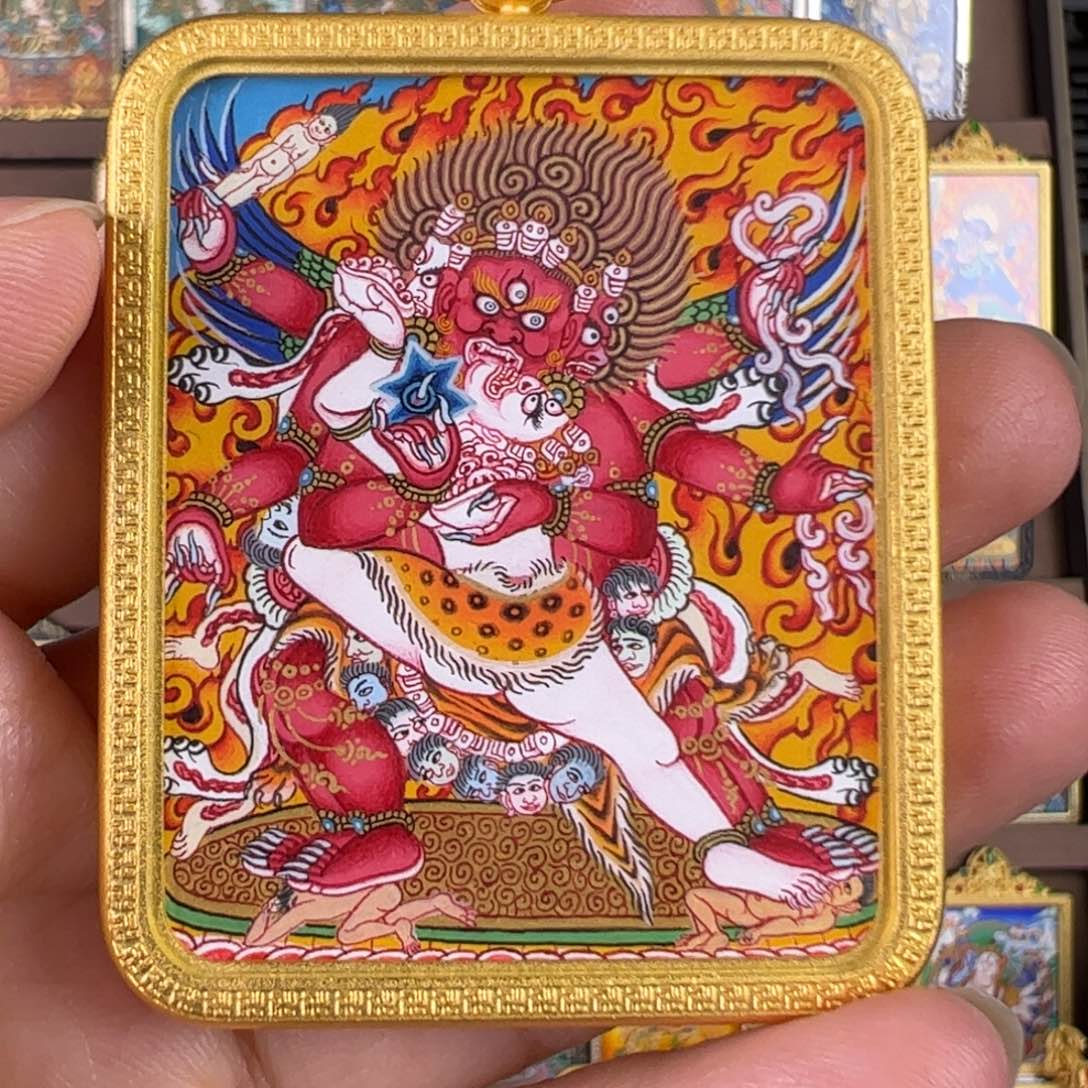 @***你吊坠普巴唐卡艺术作品