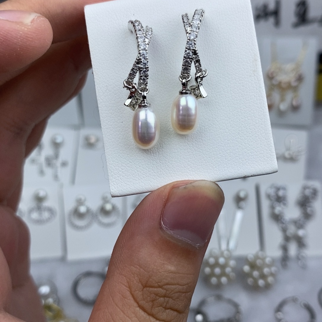 耳饰未镶嵌淡水珍珠