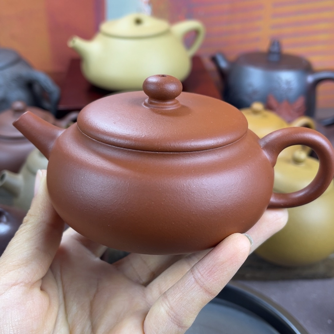 紫砂茶壶宜兴紫砂壶微瑕壶口开裂片