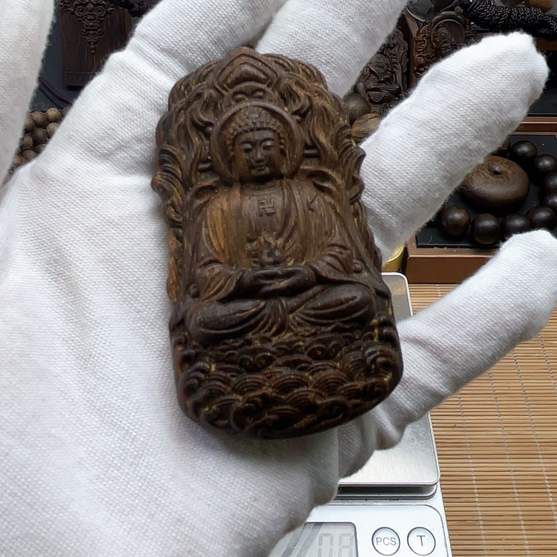 沉香木吊坠飞*芽庄黄奇