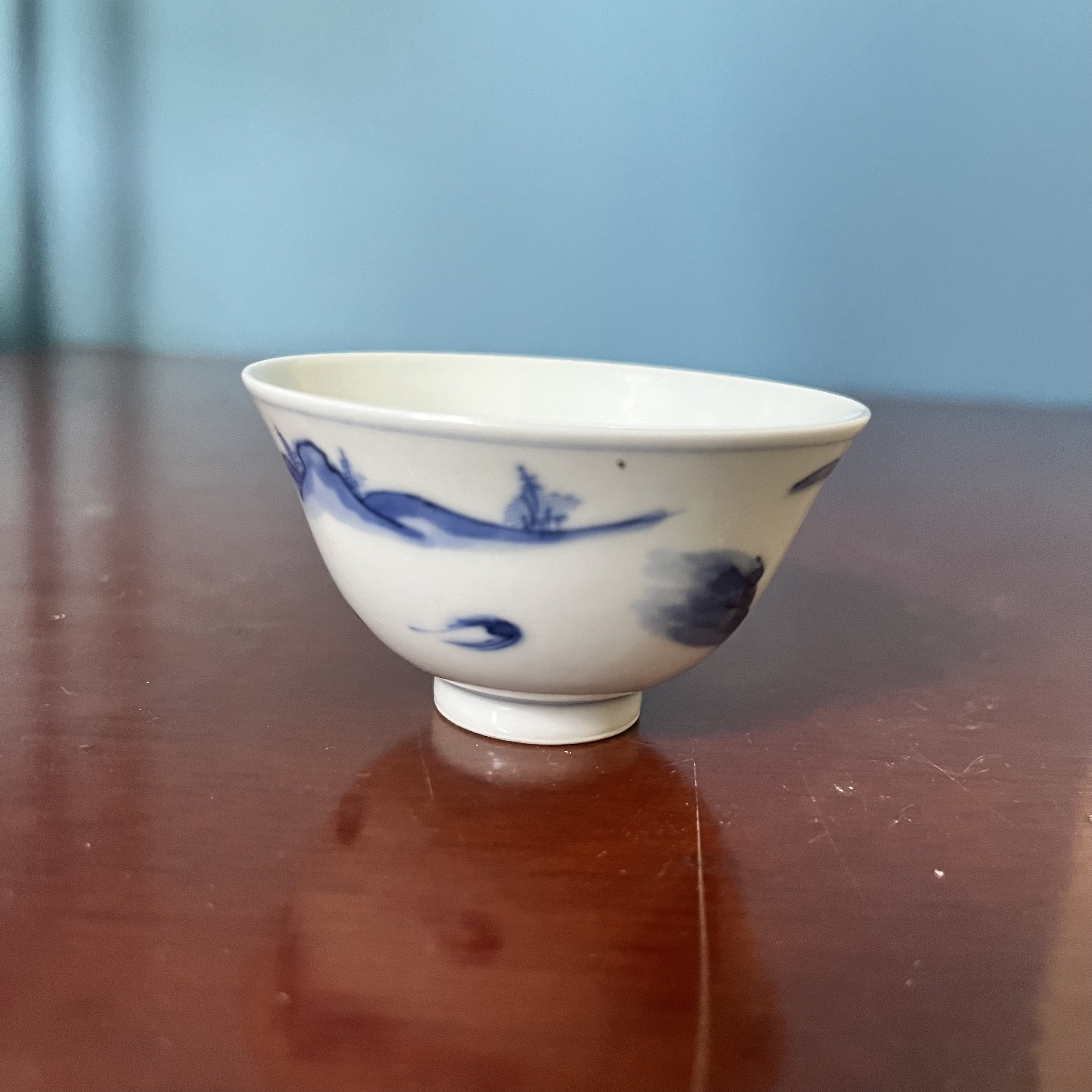 1034清青花人物杯