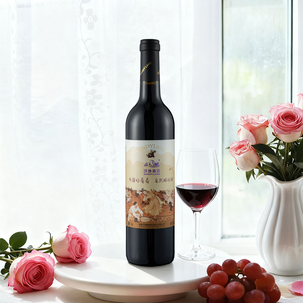 【新疆天山沙地酒庄】葡园干红葡萄酒750ml