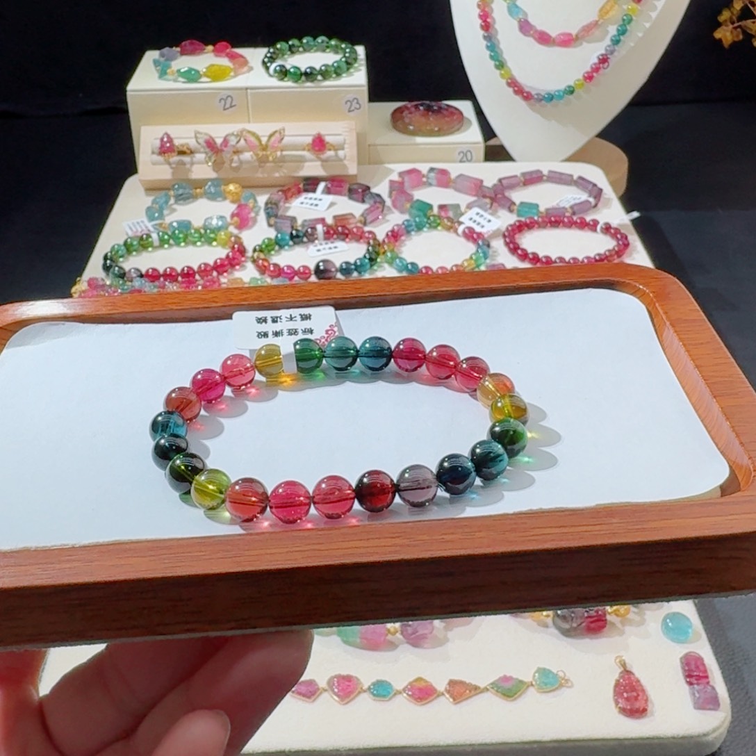 未镶嵌手串碧玺手串