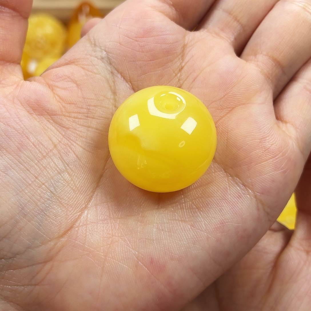 蜜蜡未镶嵌颈饰焦皮浓蜡妖花公主扣