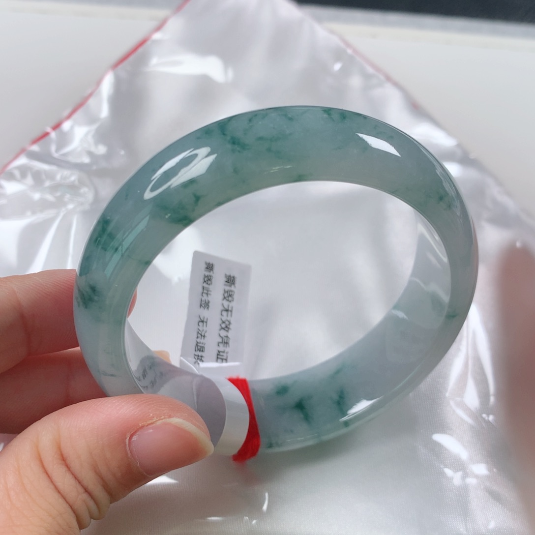 未镶嵌手镯翡翠宽版轮胎镯221
