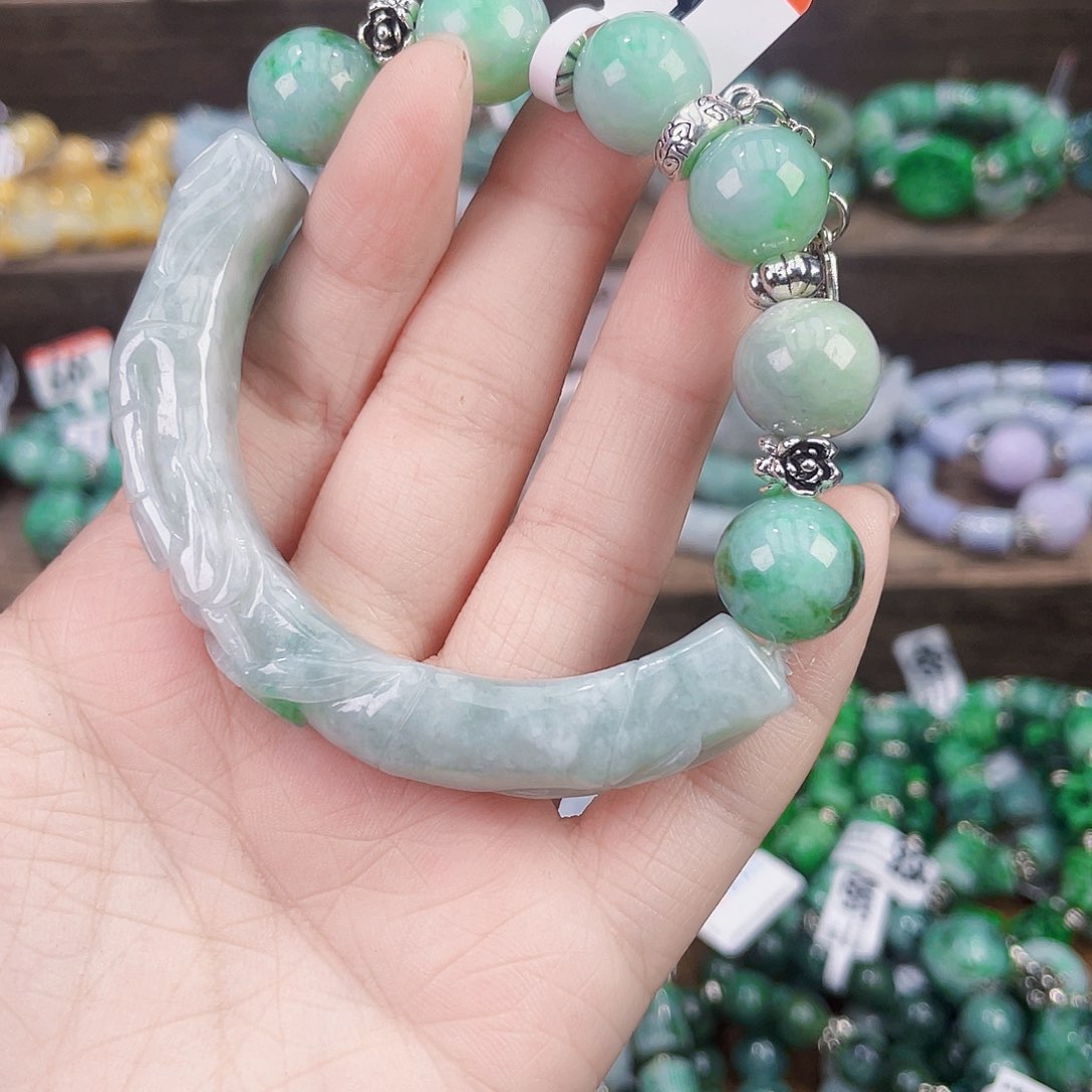 猫***叔未镶嵌手链翡翠手链