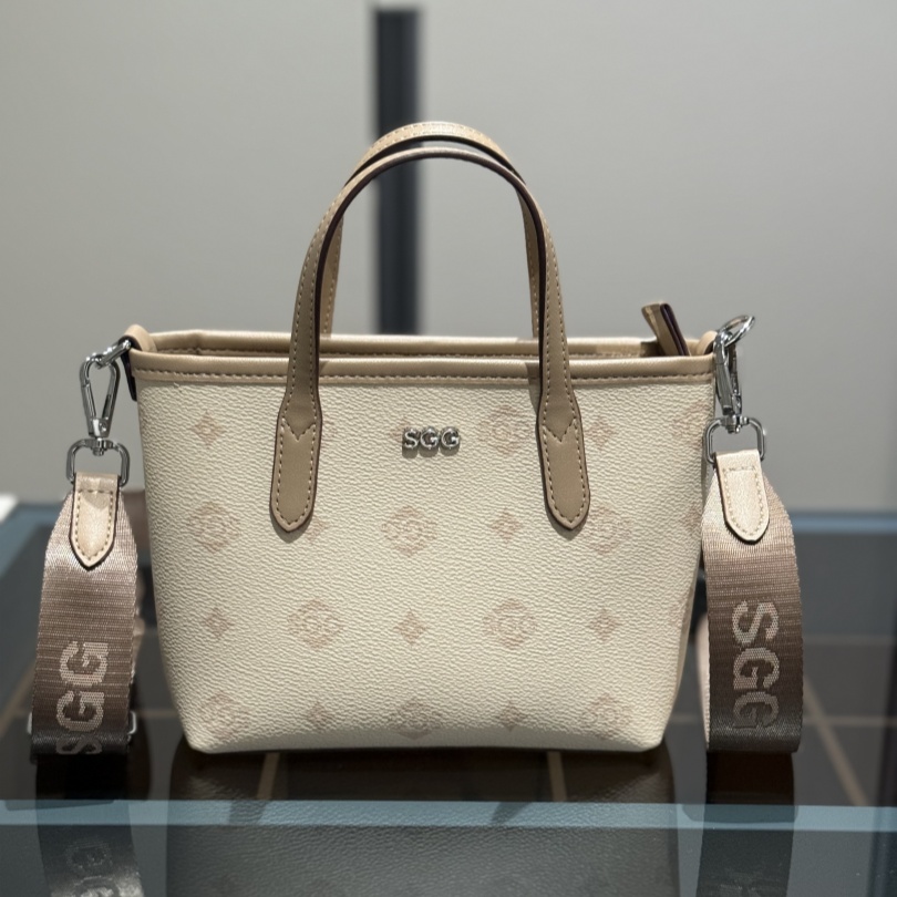 SGG迷你单肩斜挎包印花小托特包