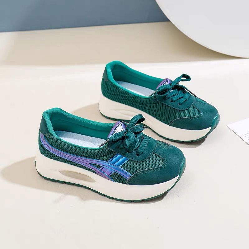 女生休闲时尚百搭网面运动老爹鞋板鞋Q3610