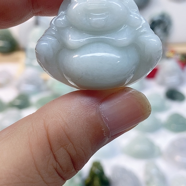 颈饰未镶嵌翡翠佛公