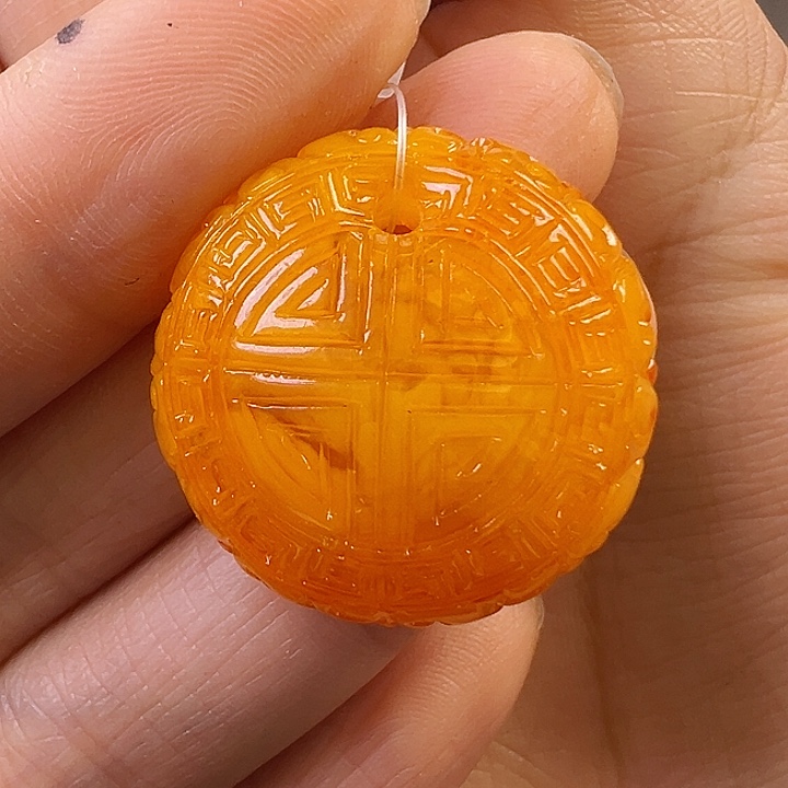蜜蜡颈饰未镶嵌蜜蜡