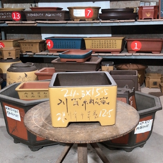 紫砂紫砂花盆包邮