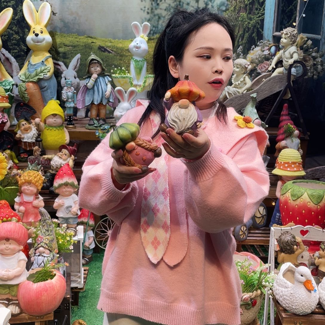 摆件花园摆件红红火火