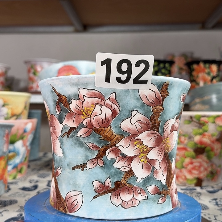 景德镇手绘多肉花盆