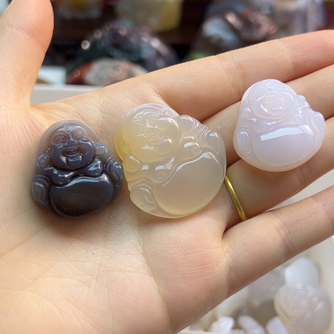 玛瑙/玉髓合金颈饰