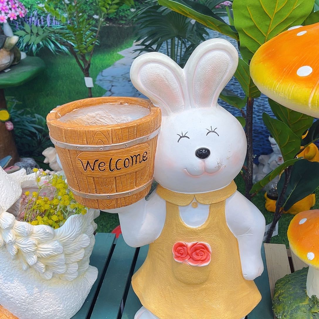 红陶花园庭院摆件