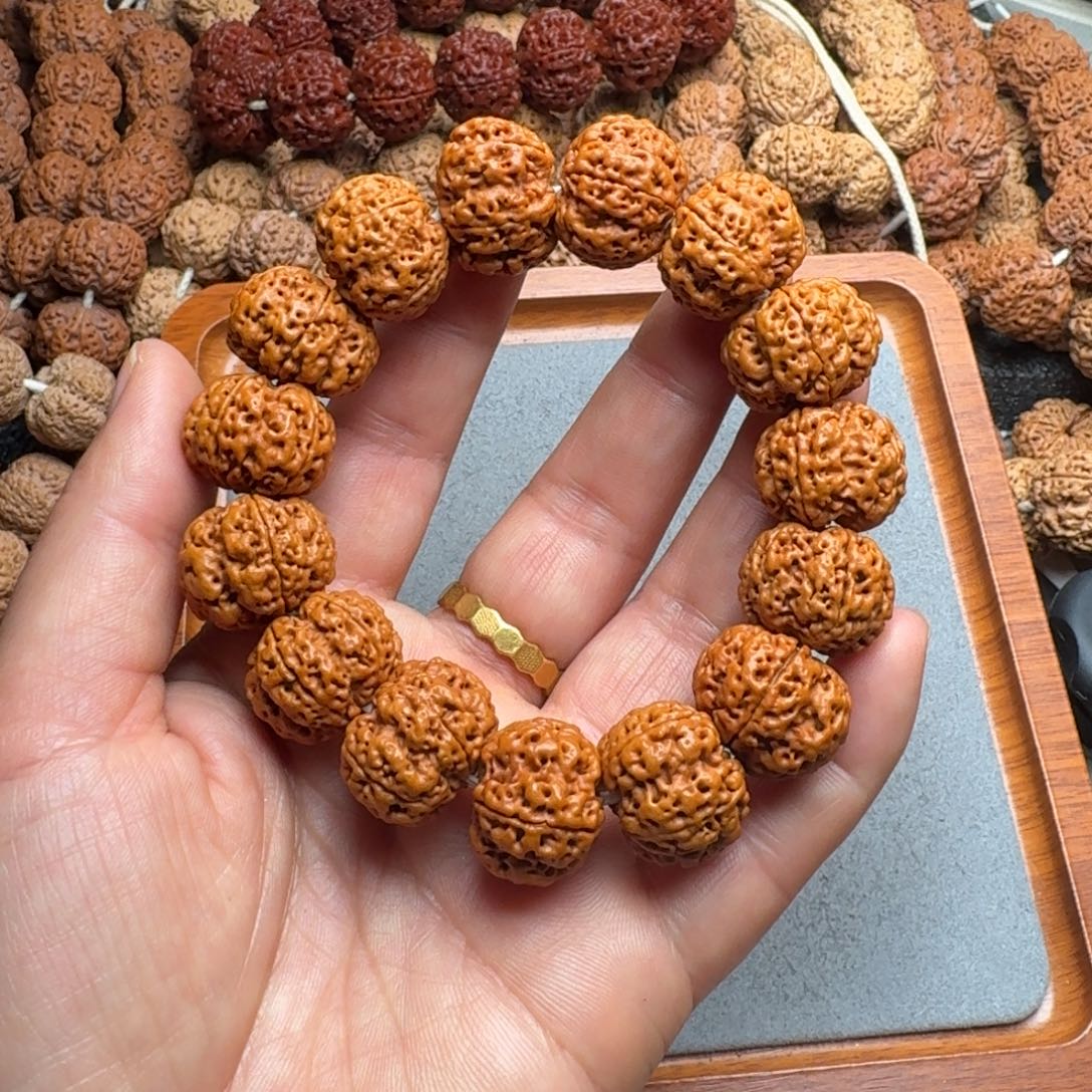 菩提菩提6号尼泊尔大金刚20+纽扣梅花