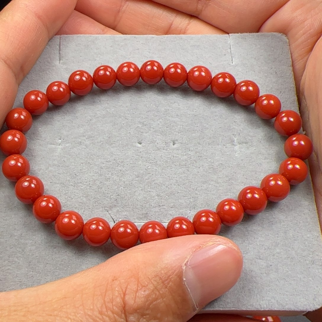 南红玛瑙手串未镶嵌溜****儿