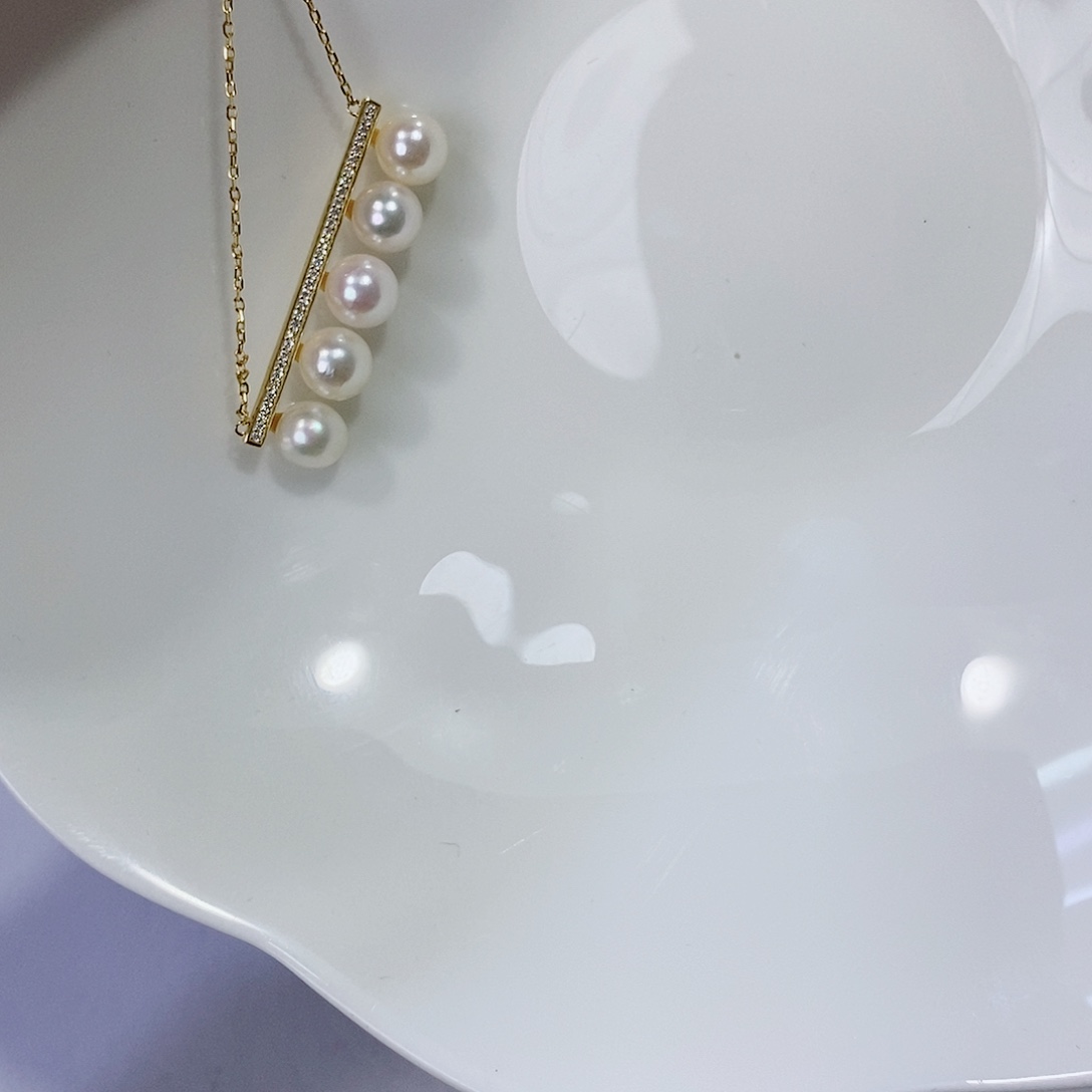 海水珍珠颈饰银S925镶嵌