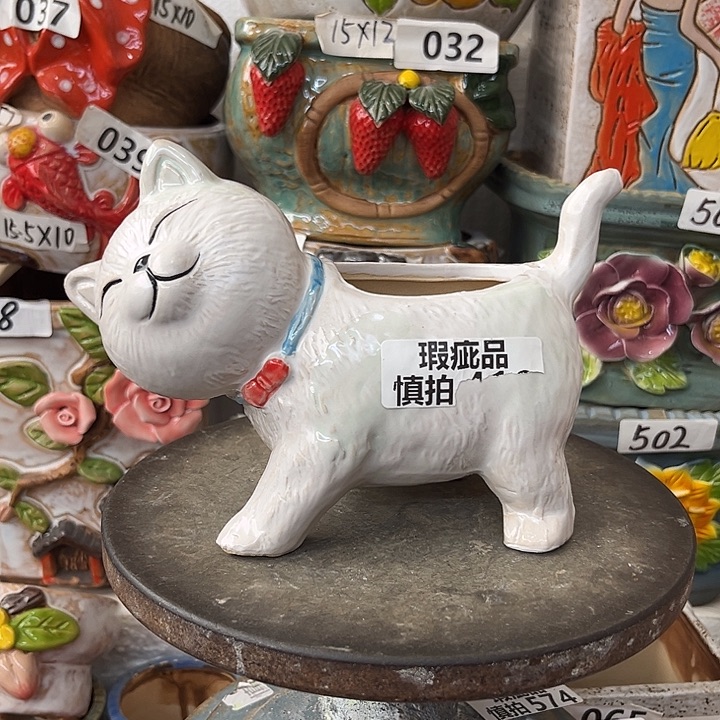 粗陶材质多肉花盆