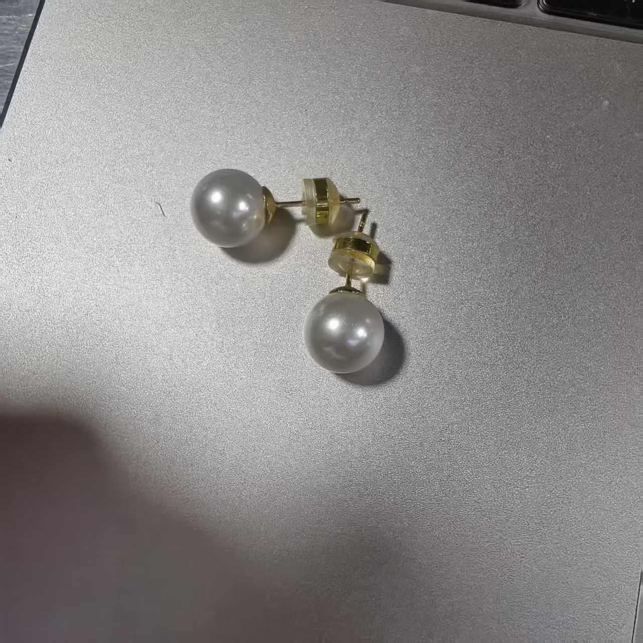 非金属仿珍珠耳饰 F1001时尚百搭耳钉经典