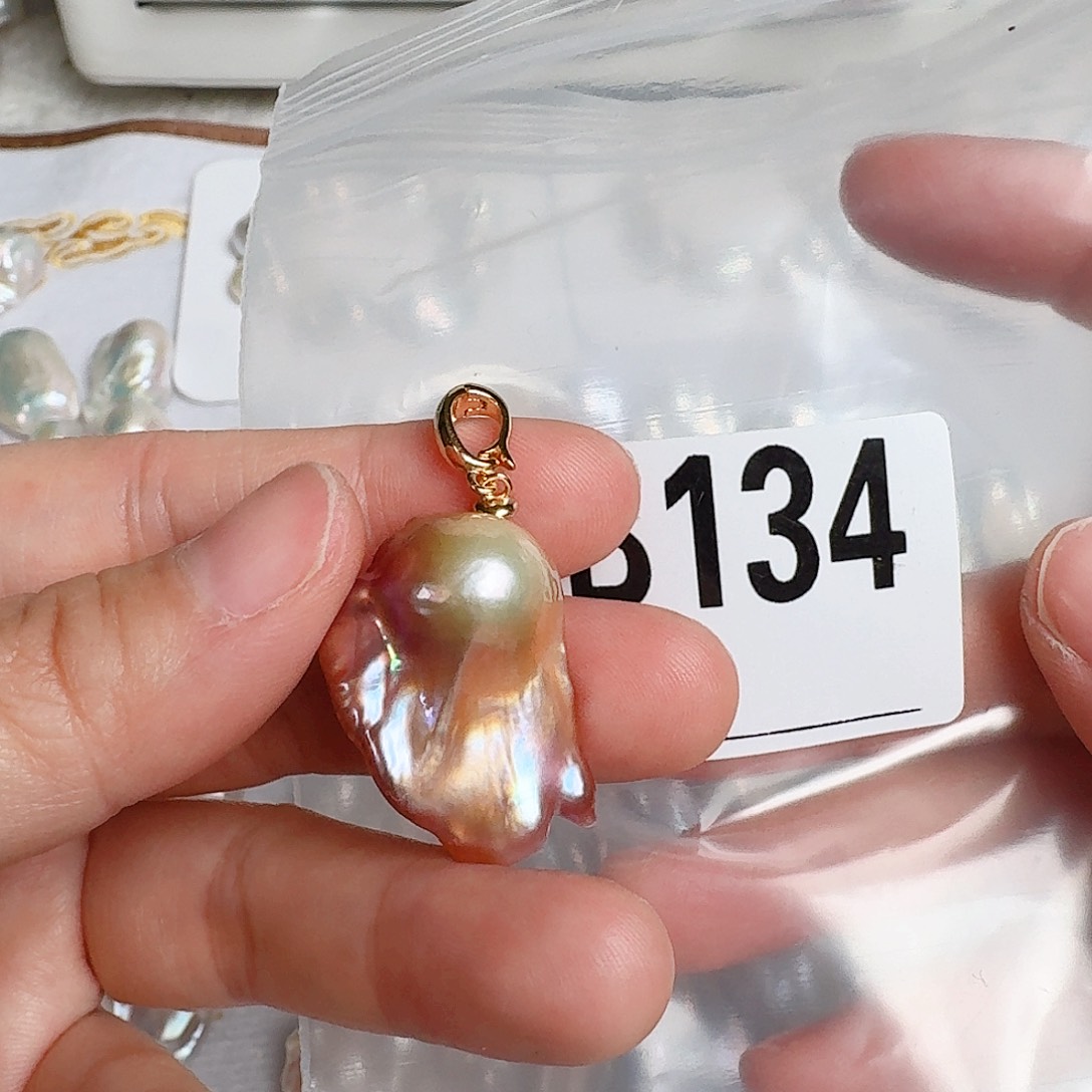 淡水珍珠颈饰银S925镶嵌