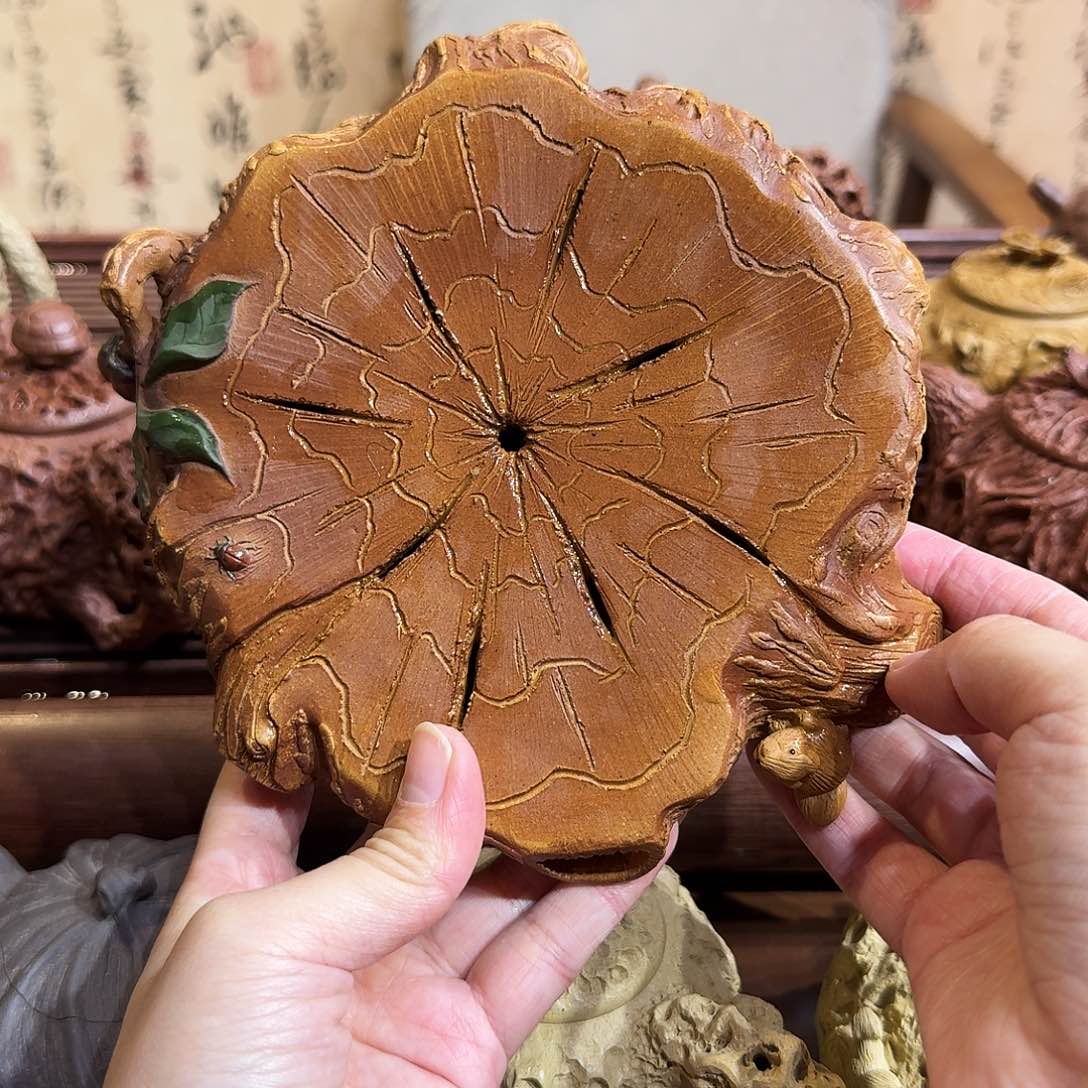 紫砂茶壶壶承供春