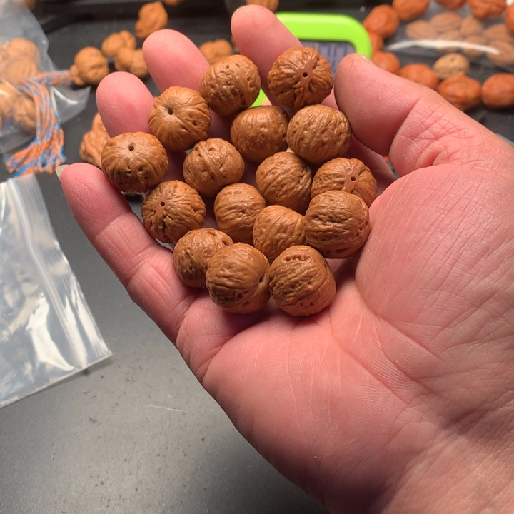 文玩核桃吊坠唯****深野生精品小核桃散籽