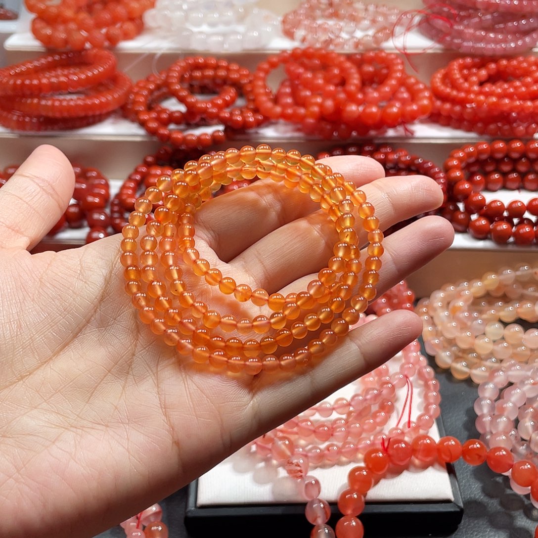 七***月南红玛瑙未镶嵌手链