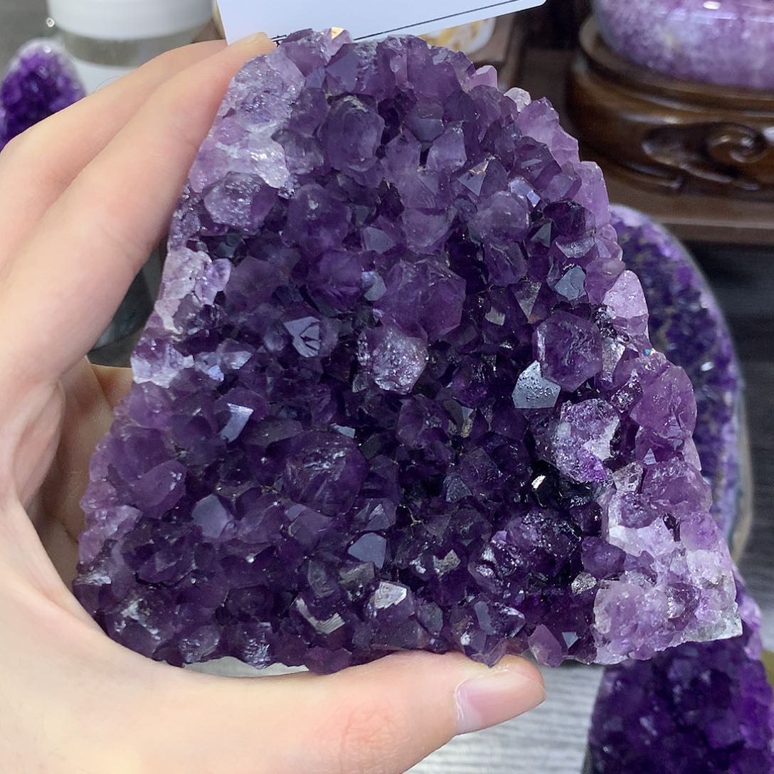 紫晶珠宝半成品未镶嵌757