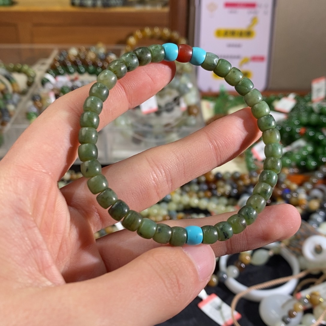 和田玉手链未镶嵌