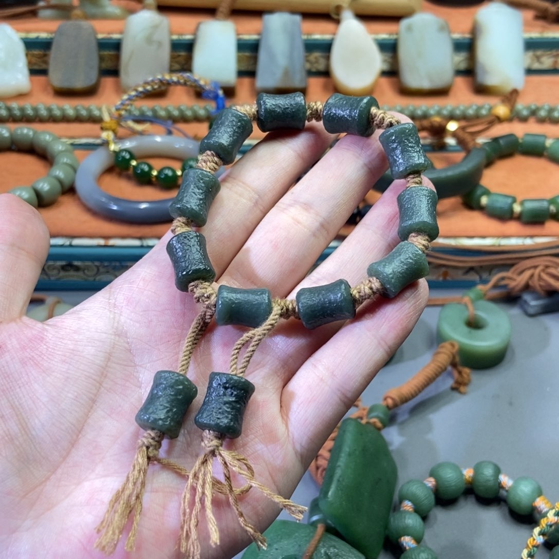 和田玉颈饰未镶嵌原***涵