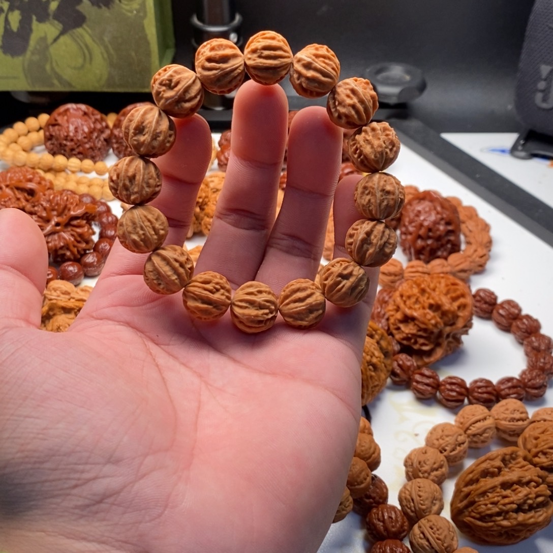 手串文玩核桃16矮桩京八棱