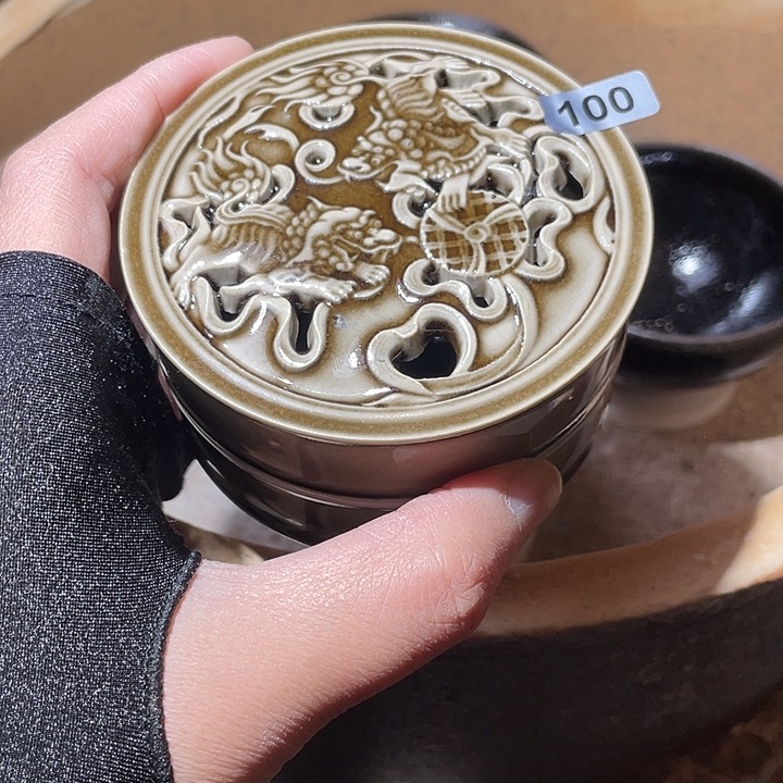 @***框茶盏邹光辉龙窑柴烧