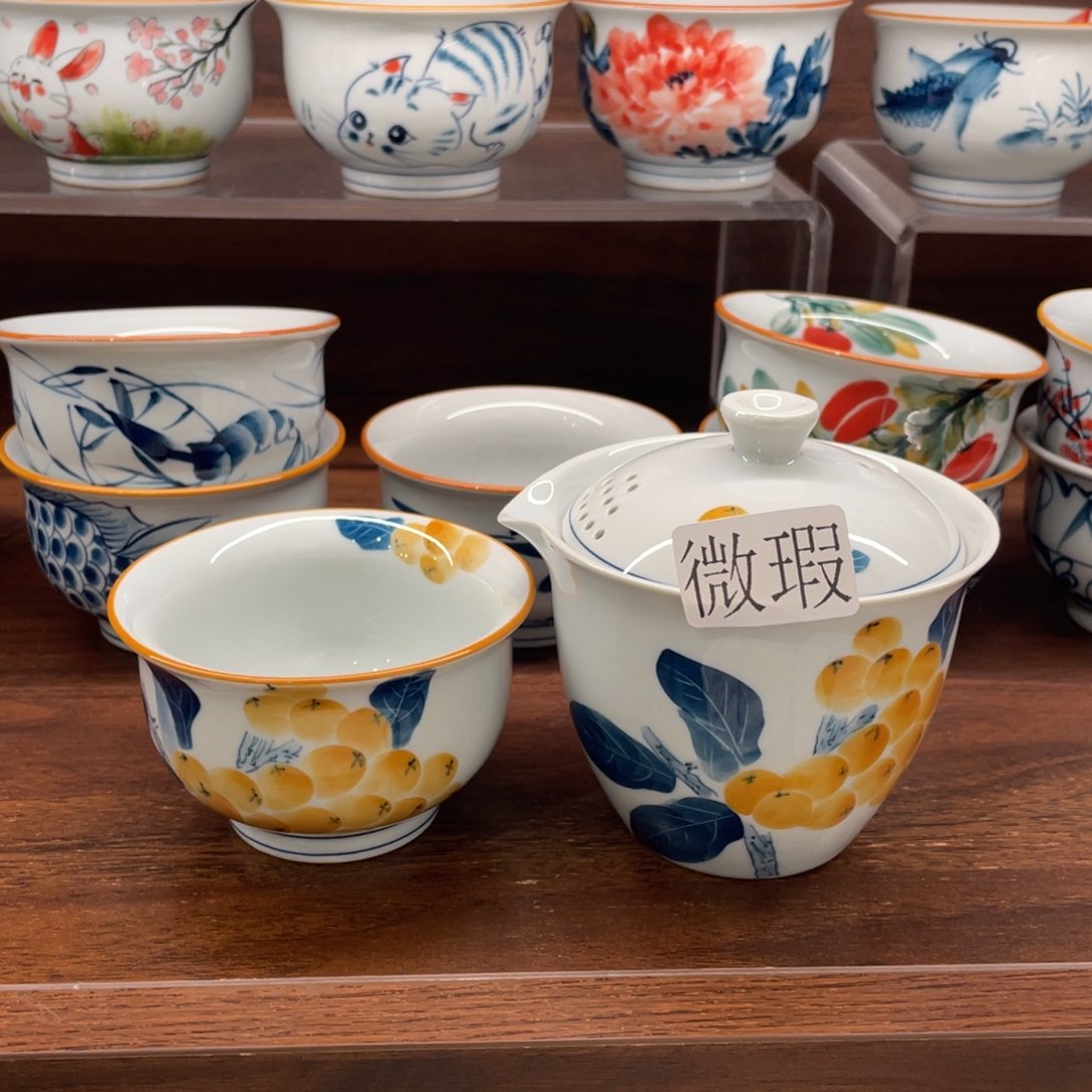 有瑕釉下彩纯手绘