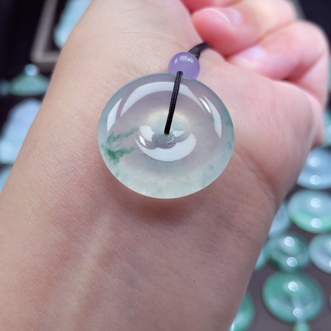 颈饰未镶嵌翡翠扣子